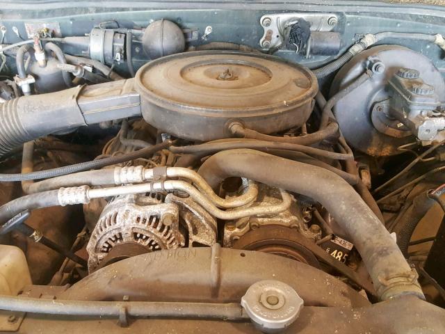 1B7GG23Y6TS527248 - 1996 DODGE DAKOTA GREEN photo 7