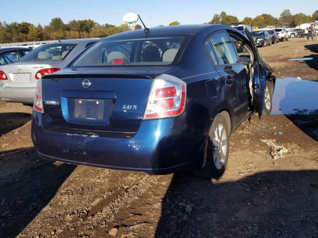 3N1AB61E97L715015 - 2007 NISSAN SENTRA 2.0 BLUE photo 4