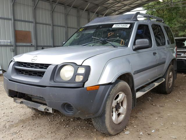 5N1ED28T84C613374 - 2004 NISSAN XTERRA XE SILVER photo 2