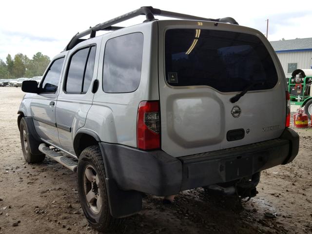 5N1ED28T84C613374 - 2004 NISSAN XTERRA XE SILVER photo 3