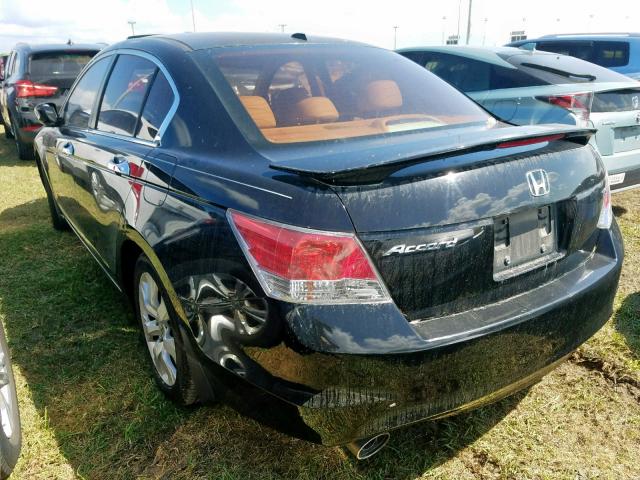 5KBCP3F89AB004060 - 2010 HONDA ACCORD EXL BLACK photo 3