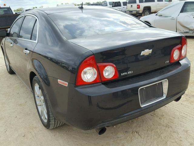 1G1ZK57758F153279 - 2008 CHEVROLET MALIBU LTZ 黑色 照片 3