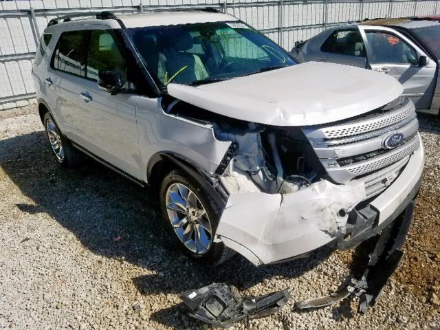 1FM5K8D87EGA27396 - 2014 FORD EXPLORER X WHITE photo 1