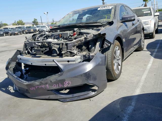 19UUB1F55JA009424 - 2018 ACURA TLX TECH GRAY photo 2