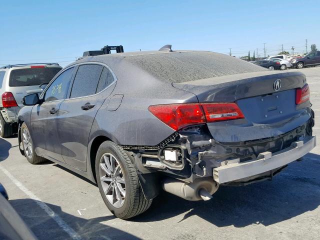 19UUB1F55JA009424 - 2018 ACURA TLX TECH GRAY photo 3