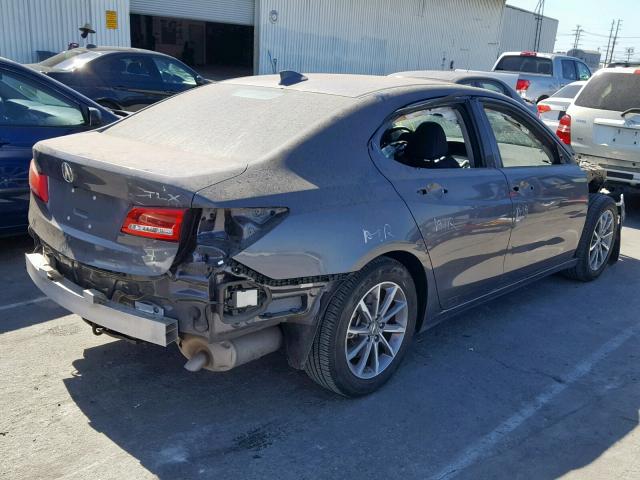 19UUB1F55JA009424 - 2018 ACURA TLX TECH GRAY photo 4