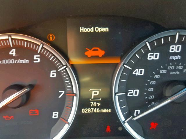 19UUB1F55JA009424 - 2018 ACURA TLX TECH GRAY photo 8