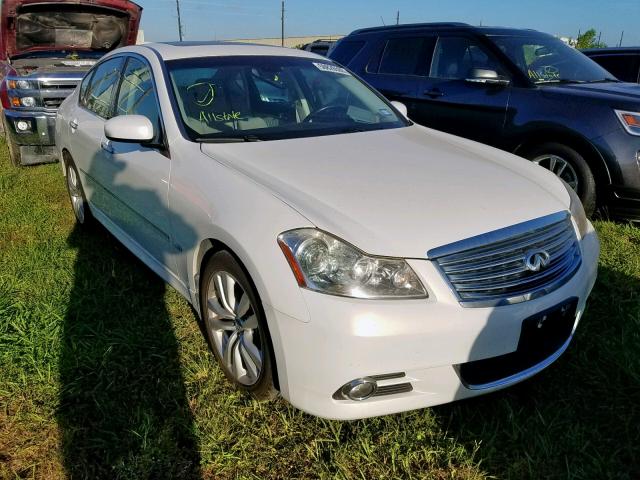 JNKCY01E19M800195 - 2009 INFINITI M35 BASE WHITE photo 1