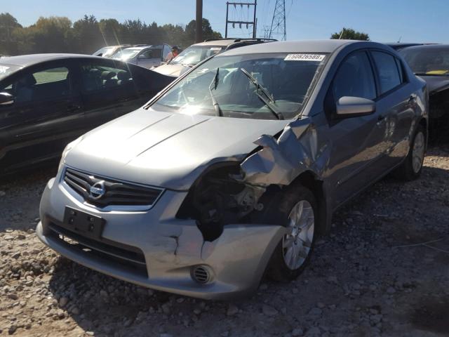 3N1AB6AP7BL612931 - 2011 NISSAN SENTRA 2.0 SILVER photo 2