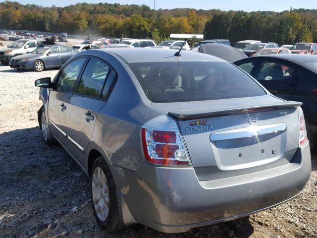 3N1AB6AP7BL612931 - 2011 NISSAN SENTRA 2.0 SILVER photo 3