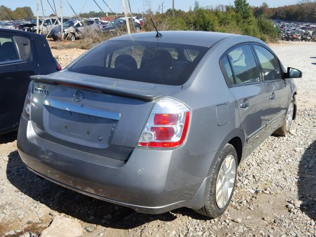 3N1AB6AP7BL612931 - 2011 NISSAN SENTRA 2.0 SILVER photo 4