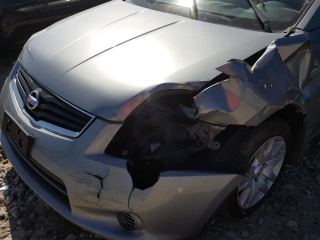 3N1AB6AP7BL612931 - 2011 NISSAN SENTRA 2.0 SILVER photo 9