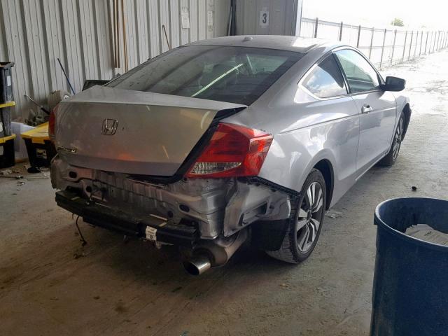 1HGCS1B81CA019172 - 2012 HONDA ACCORD EXL SILVER photo 4