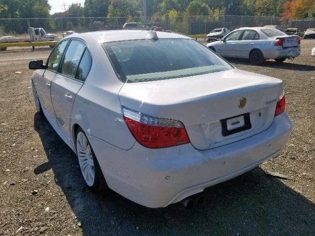 WBANW535X9CT56067 - 2009 BMW 550 I WHITE photo 3