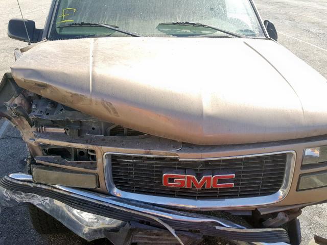 2GTEC19R8V1552460 - 1997 GMC SIERRA C15 BEIGE photo 7