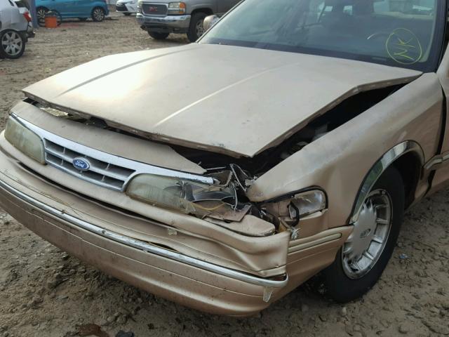 2FALP74W9TX115627 - 1996 FORD CROWN VICT GOLD photo 9