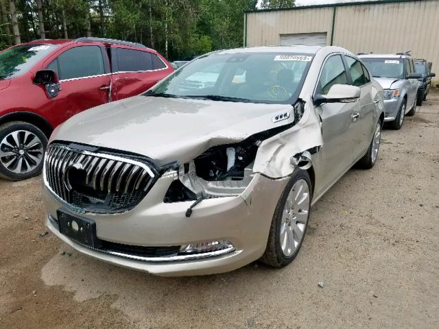 1G4GC5G37EF216740 - 2014 BUICK LACROSSE BEIGE photo 2