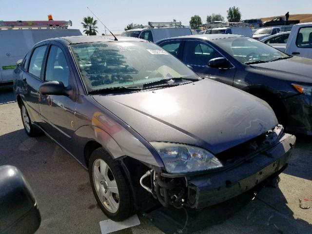 1FAHP34N77W146463 - 2007 FORD FOCUS ZX4 CHARCOAL photo 1