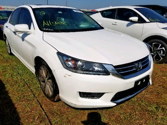 1HGCR2F87EA262404 - 2014 HONDA ACCORD EXL WHITE photo 1