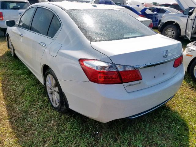 1HGCR2F87EA262404 - 2014 HONDA ACCORD EXL WHITE photo 3