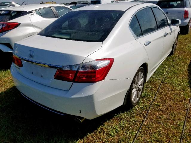 1HGCR2F87EA262404 - 2014 HONDA ACCORD EXL WHITE photo 4