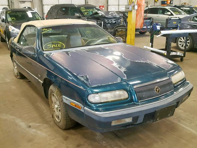 1C3XU4539PF614845 - 1993 CHRYSLER LEBARON GREEN photo 1