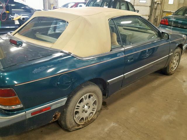 1C3XU4539PF614845 - 1993 CHRYSLER LEBARON GREEN photo 9