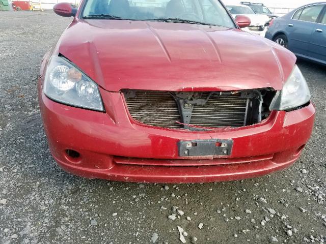 1N4BL11E15N450515 - 2005 NISSAN ALTIMA SE MAROON photo 9