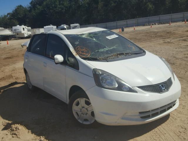 JHMGE8H37DC048966 - 2013 HONDA FIT WHITE photo 1