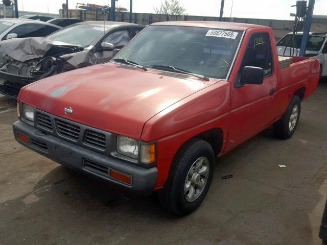 1N6SD11S3VC430031 - 1997 NISSAN TRUCK BASE RED photo 2
