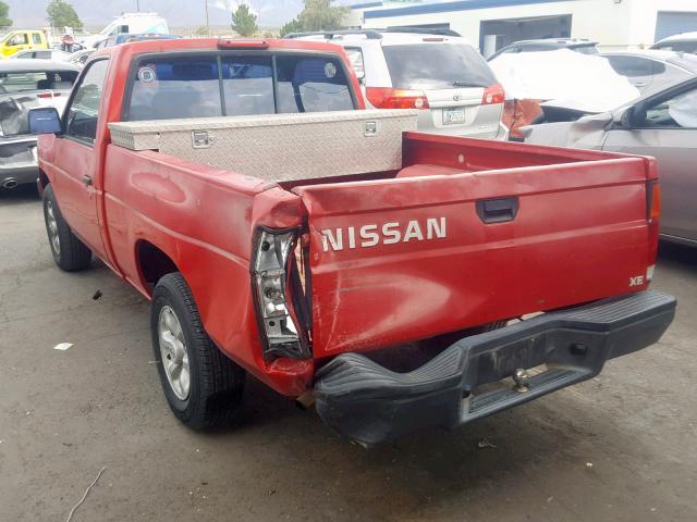 1N6SD11S3VC430031 - 1997 NISSAN TRUCK BASE RED photo 3