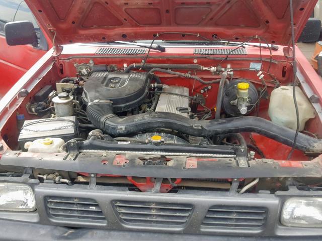 1N6SD11S3VC430031 - 1997 NISSAN TRUCK BASE RED photo 7