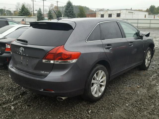 4T3BA3BB6FU072038 - 2015 TOYOTA VENZA LE GRAY photo 4