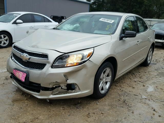1G11B5SA6DF241283 - 2013 CHEVROLET MALIBU LS ოქროსფერი ფოტო 2