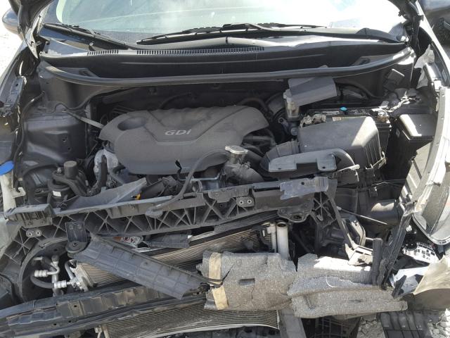 KNADN4A32C6090236 - 2012 KIA RIO EX GRAY photo 7