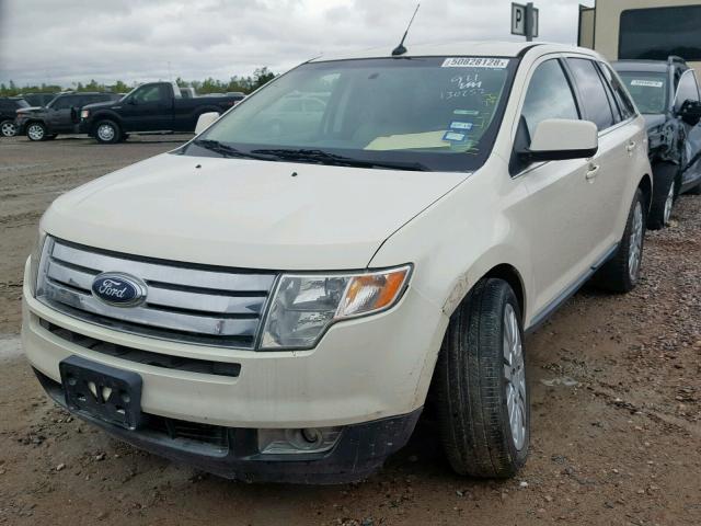 2FMDK39C18BB41191 - 2008 FORD EDGE LIMIT WHITE photo 2