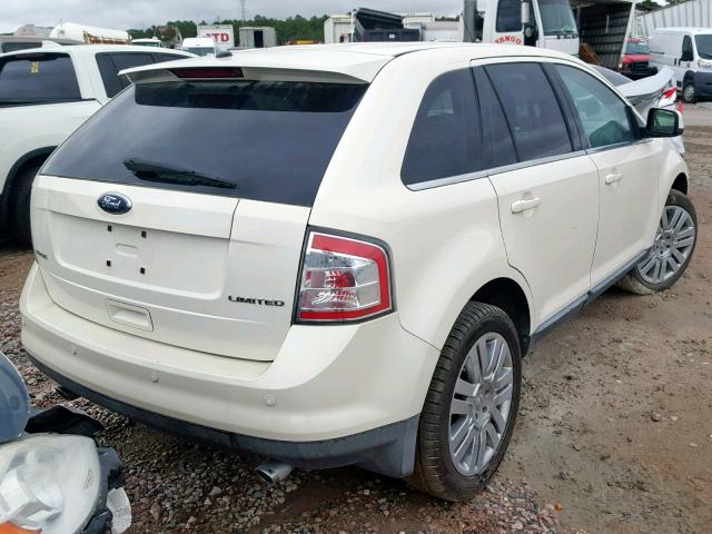 2FMDK39C18BB41191 - 2008 FORD EDGE LIMIT WHITE photo 4