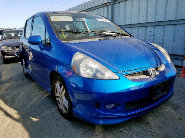 JHMGD386X7S055713 - 2007 HONDA FIT S 蓝色 照片 1