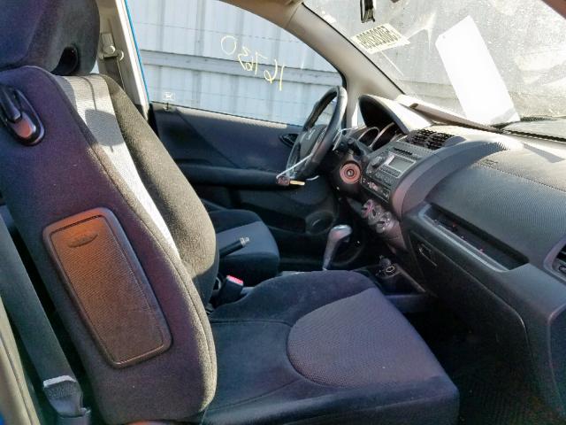 JHMGD386X7S055713 - 2007 HONDA FIT S 蓝色 照片 5