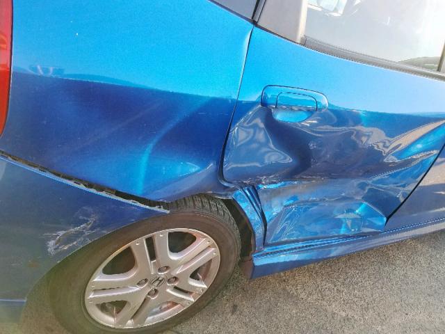 JHMGD386X7S055713 - 2007 HONDA FIT S 蓝色 照片 9