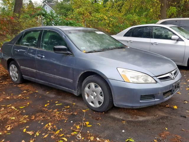 1HGCM56417A035130 - 2007 HONDA ACCORD LX BLUE photo 1