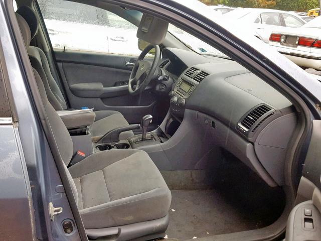 1HGCM56417A035130 - 2007 HONDA ACCORD LX BLUE photo 5