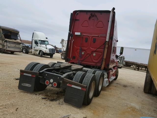 1FUJGLDR4ASAH9258 - 2010 FREIGHTLINER CASCADIA 1 RED photo 4