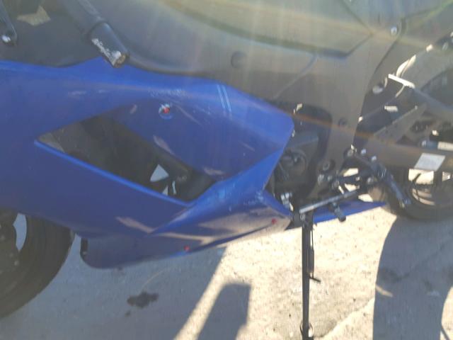 JKAZX4P138A038878 - 2008 KAWASAKI ZX600 P BLUE photo 9