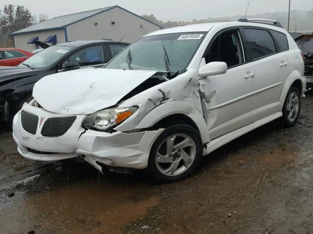 5Y2SL65867Z436990 - 2007 PONTIAC VIBE WHITE photo 2