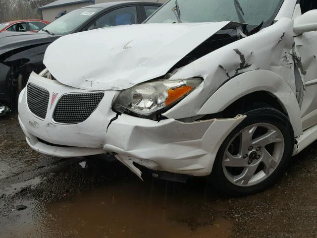 5Y2SL65867Z436990 - 2007 PONTIAC VIBE WHITE photo 9