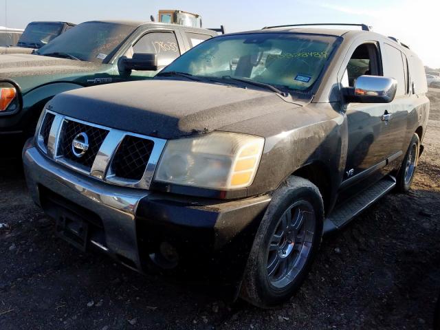 5N1AA08A76N736956 - 2006 NISSAN ARMADA SE BLACK photo 2