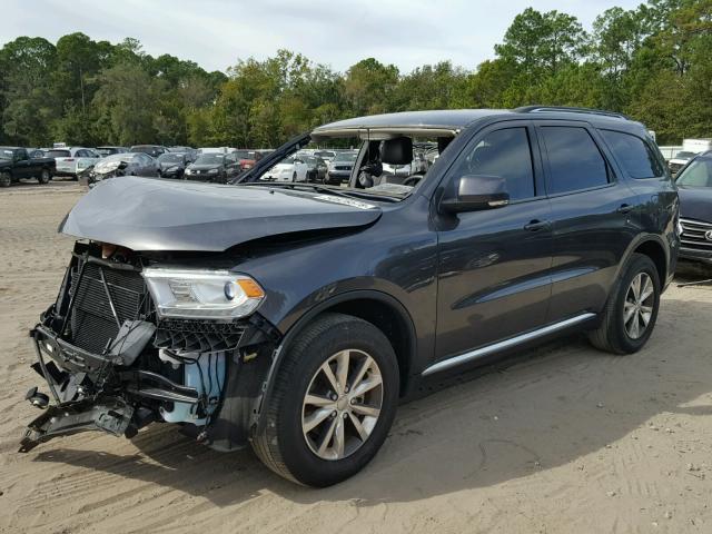 1C4RDHDG1GC397633 - 2016 DODGE DURANGO LI GRAY photo 2