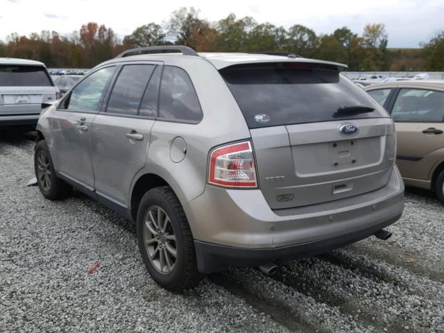 2FMDK38CX8BA99184 - 2008 FORD EDGE SEL SILVER photo 3