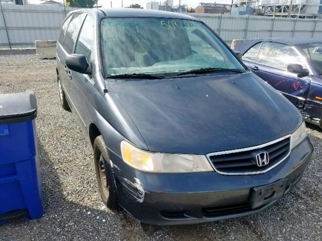 5FNRL18574B117991 - 2004 HONDA ODYSSEY LX BLUE photo 1